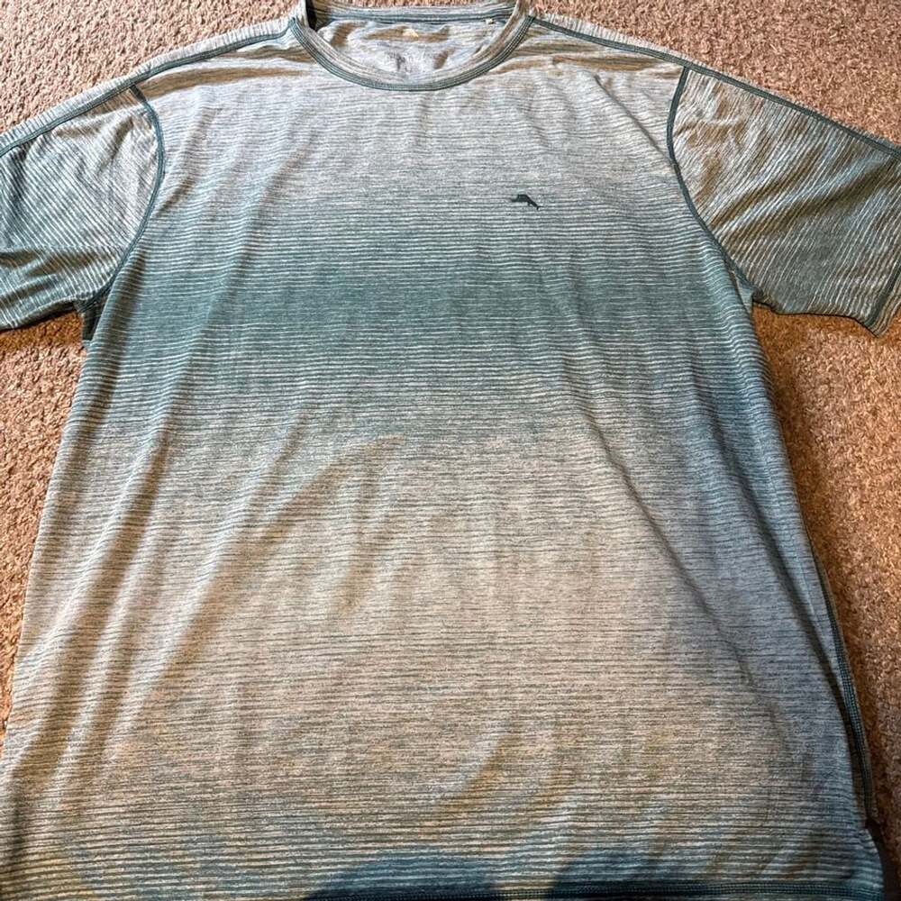 Tommy Bahama IslandZone Oasis Fade Crewneck T-Shirt Green Size L